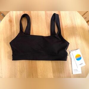 Vuori All The Form Black Bra XS NWT